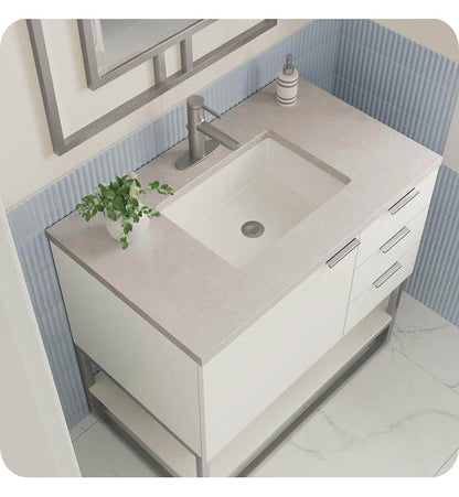 Brenlyn 36" Vanity in Glossy White