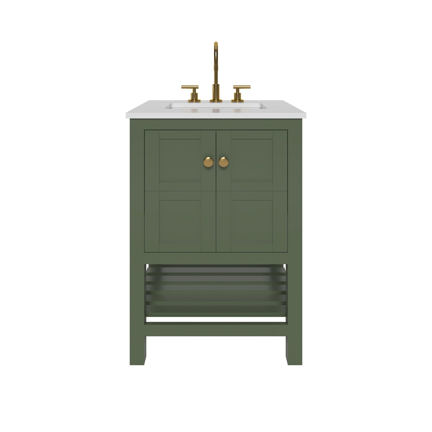 Nearmé Dallas 23.5 Inch Bathroom Vanity in Sage- Cabinet Only Nearmé