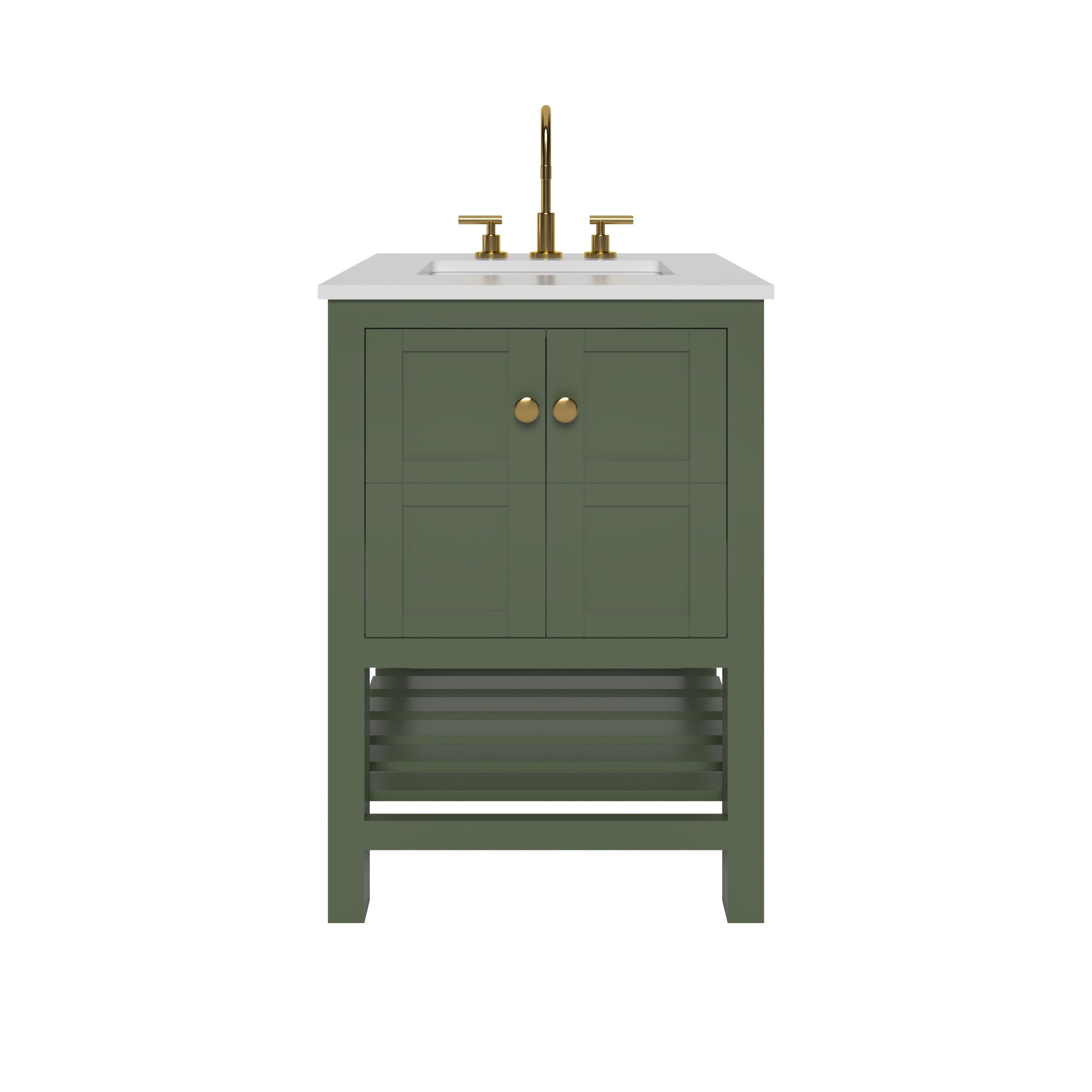 Nearmé Dallas 23.5 Inch Bathroom Vanity in Sage- Cabinet Only Nearmé