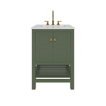 Nearmé Dallas 23.5 Inch Bathroom Vanity in Sage- Cabinet Only Nearmé