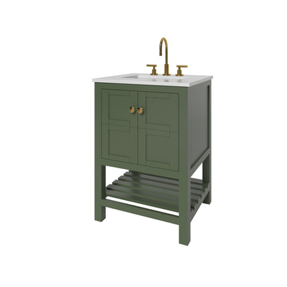 Nearmé Dallas 23.5 Inch Bathroom Vanity in Sage- Cabinet Only Nearmé
