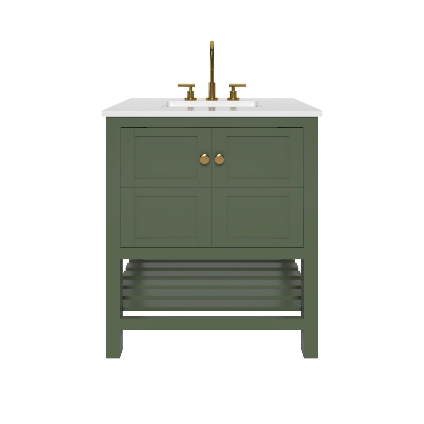Nearmé Dallas 29.5 Inch Bathroom Vanity in Sage- Cabinet Only Nearmé