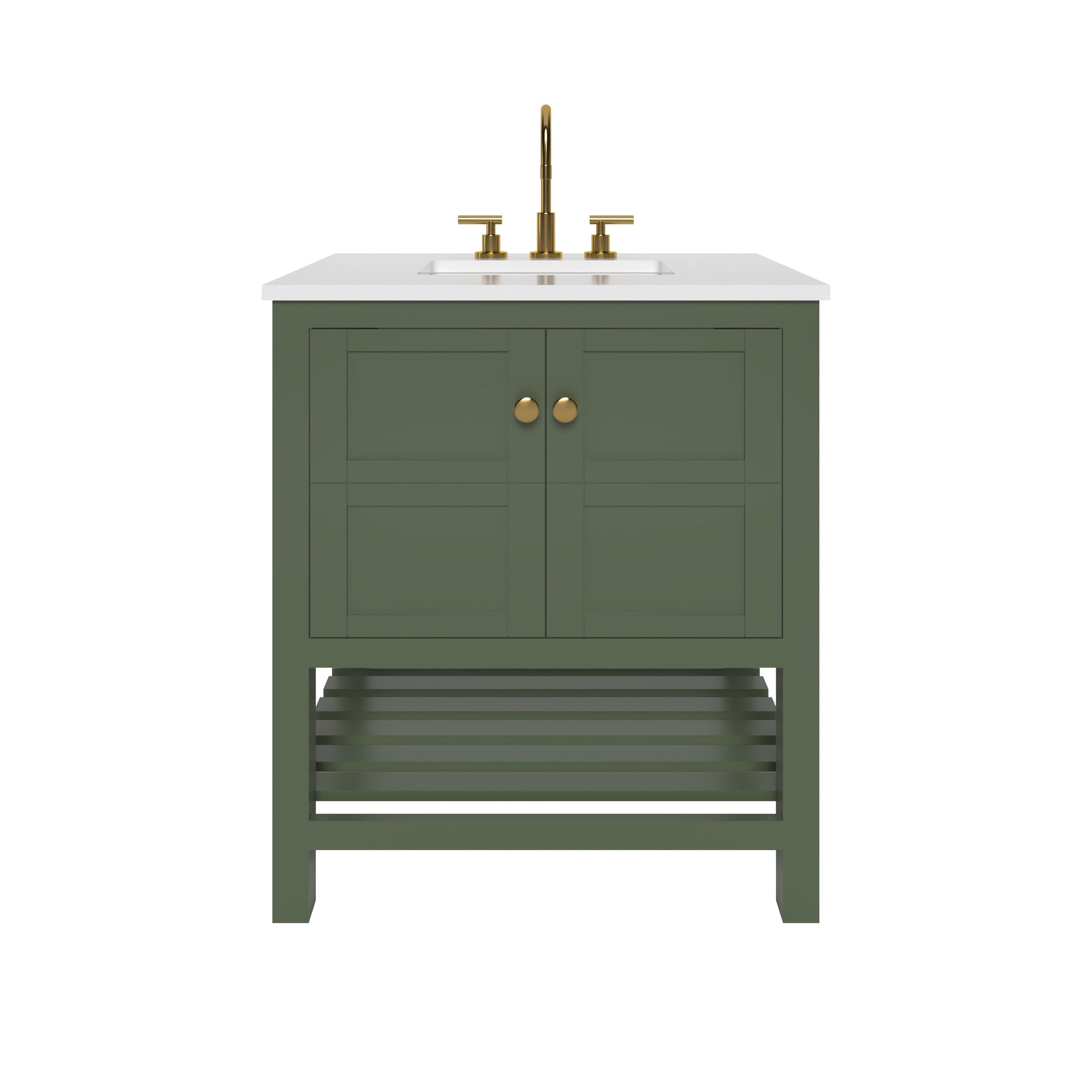 Nearmé Dallas 29.5 Inch Bathroom Vanity in Sage- Cabinet Only Nearmé