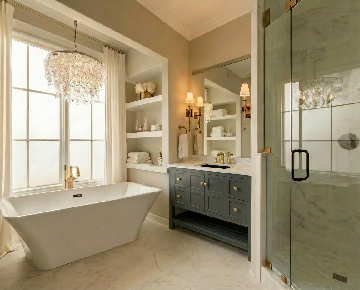 Nearmé Dallas 47.5 Inch Bathroom Vanity in Sage- Cabinet Only
