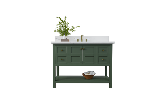 Nearmé Dallas 47.5 Inch Bathroom Vanity in Sage- Cabinet Only