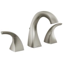 Delta Downing Spotshield Brushed Nickel 2-handle Widespread Faucet