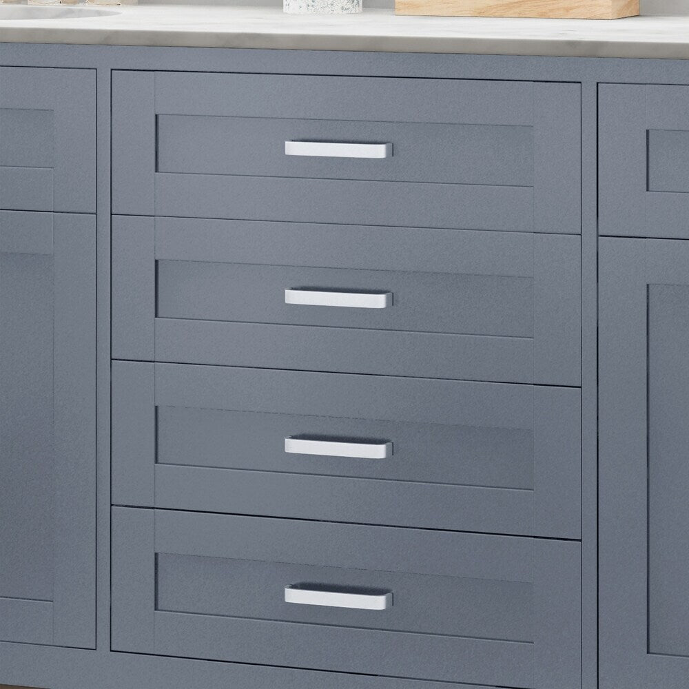 Greeley 72" Double Vanity in Gray with Quartz Top Noble House