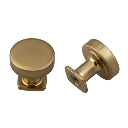 32MM Flat Top Knob Rose Gold