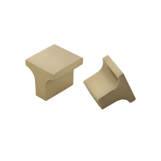1" Square Knob Rose Gold