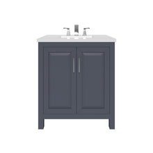 Kennesaw 29.5 inch Bathroom Vanity in Charcoal- Cabinet Only Atlanta Vanity & Bathworks