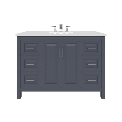 Kennesaw 47.5 inch Bathroom Vanity in Charcoal- Cabinet Only Atlanta Vanity & Bathworks