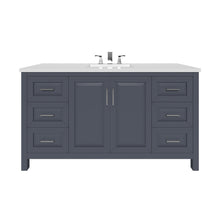 Kennesaw 59.5 inch Single Bathroom Vanity in Charcoal- Cabinet Only Atlanta Vanity & Bathworks