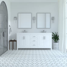 Kennesaw 71.5 inch Double Bathroom Vanity in White- Cabinet Only Atlanta Vanity & Bathworks