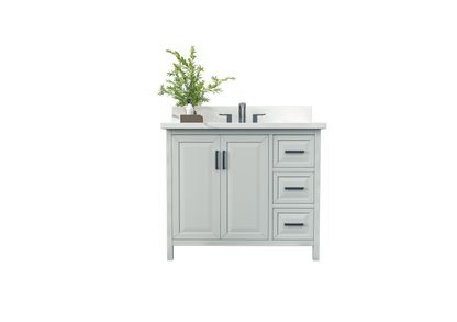 Kennesaw 41.5 inch Bathroom Vanity in White - Cabinet Only