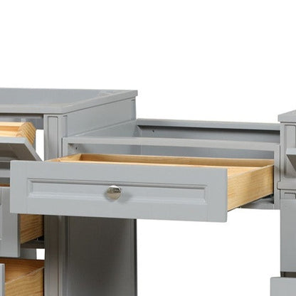 Kensington 23" Bridge Drawer in Metal Gray - Cabinet Only ER VANITIES