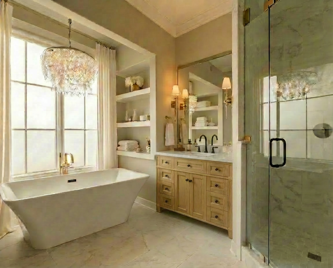 Kensington 41.5 in All Wood Vanity in Desert Oak - Cabinet Only