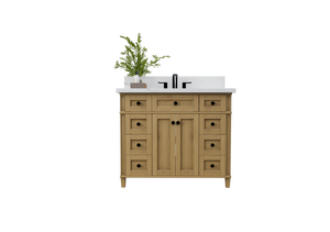 Kensington 41.5 in All Wood Vanity in Desert Oak - Cabinet Only ER VANITIES