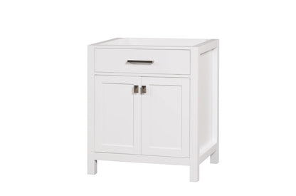 London 30 Inch- Single Bathroom Vanity in Bright White ER VANITIES