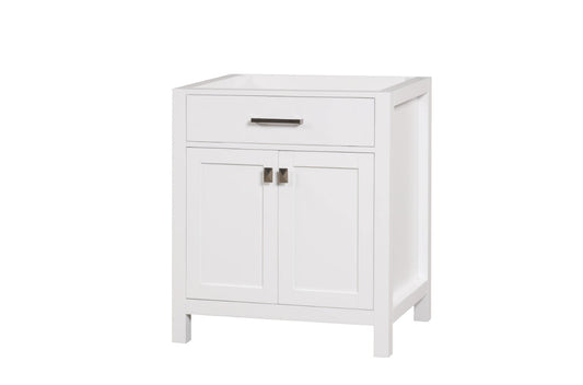 London 30 Inch- Single Bathroom Vanity in Bright White ER VANITIES