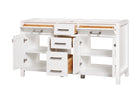 London 59.5 Inch- Double Bathroom Vanity in Bright White ER VANITIES