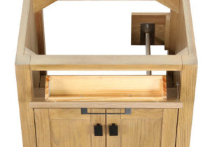 London 24 Inch- Single Bathroom Vanity in Desert Oak ER VANITIES