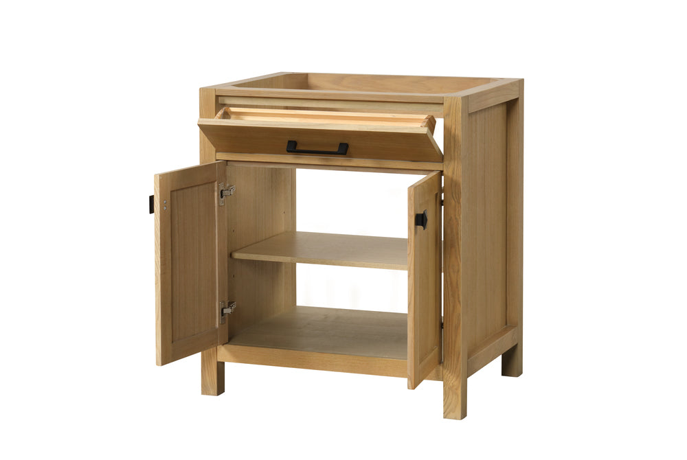 London 29.5 Inch- Single Bathroom Vanity in Desert Oak ER VANITIES