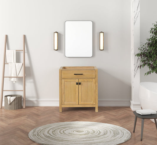London 29.5 Inch- Single Bathroom Vanity in Desert Oak ER VANITIES