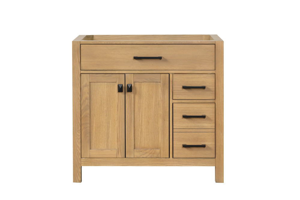 London 35.5 Inch- Single Bathroom Vanity in Desert Oak ER VANITIES