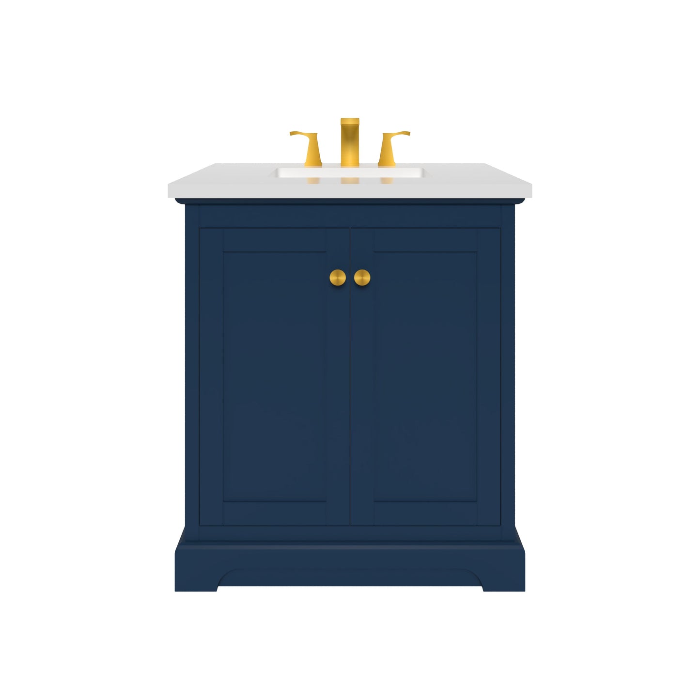 Marietta 29.5 inch Bathroom Vanity in Blue- Cabinet Only Atlanta Vanity & Bathworks