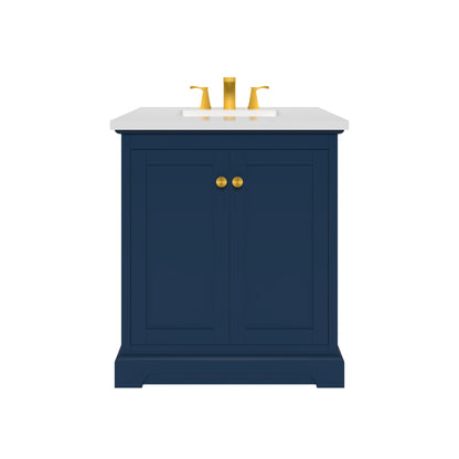 Marietta 29.5 inch Bathroom Vanity in Blue- Cabinet Only Atlanta Vanity & Bathworks
