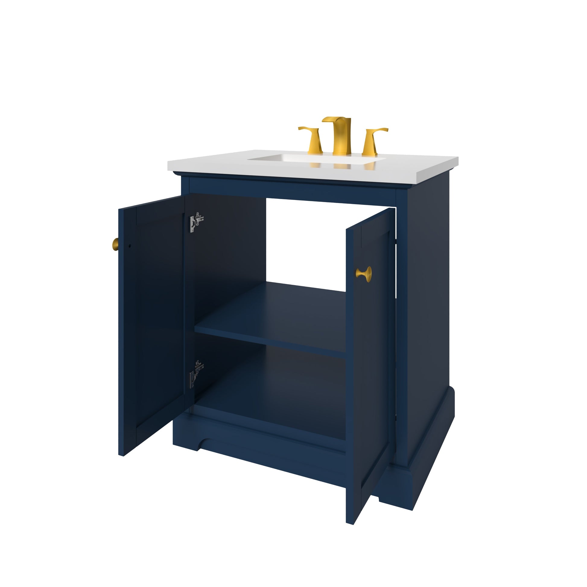 Marietta 29.5 inch Bathroom Vanity in Blue- Cabinet Only Atlanta Vanity & Bathworks