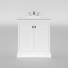 Marietta 29.5 inch Bathroom Vanity in White- Cabinet Only Atlanta Vanity & Bathworks