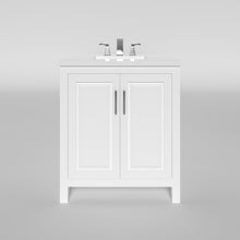 Kennesaw 29.5 inch Bathroom Vanity in White- Cabinet Only Atlanta Vanity & Bathworks