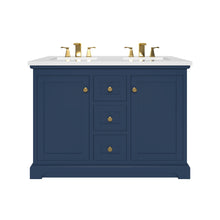 Marietta 41.5 inch Single Bathroom Vanity in Dark Blue - Cabinet Only