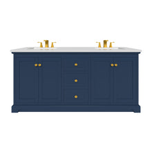 Marietta 71.5 inch Double Bathroom Vanity in Blue- Cabinet Only Atlanta Vanity & Bathworks