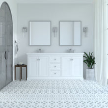 Marietta 71.5 inch Double Bathroom Vanity in White- Cabinet Only Atlanta Vanity & Bathworks