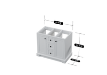 Load image into Gallery viewer, Marietta 41.5 inch Single Bathroom Vanity in White - Cabinet Only Atlanta Vanity &amp; Bathworks