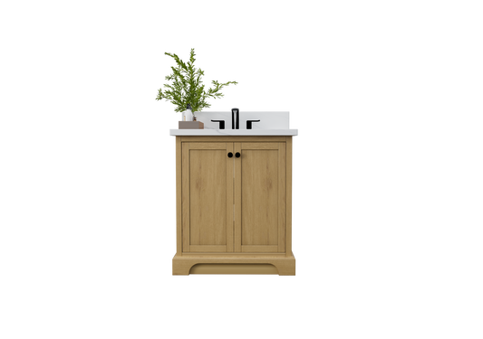 Marietta 29.5 inch Bathroom Vanity in Desert Oak - Cabinet Only Atlanta Vanity & Bathworks