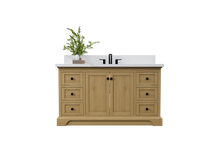 Marietta 59.5 inch Single Bathroom Vanity in Desert Oak - Cabinet Only