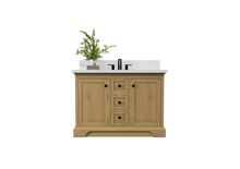 Marietta 47.5 inch Single or Double Bathroom Vanity in Desert Oak - Cabinet Only