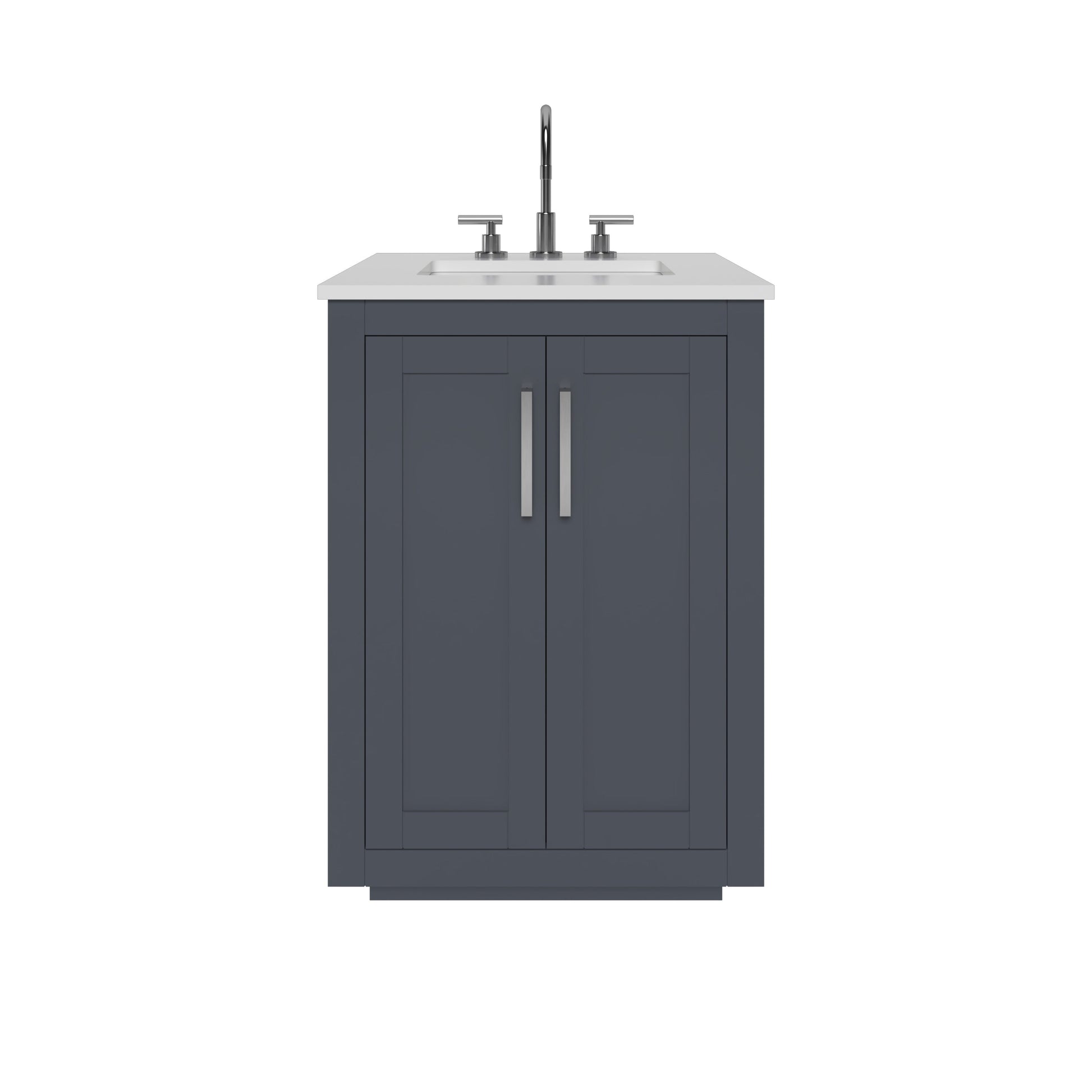 Nearmé Miami 23.5 Inch Bathroom Vanity in Grey- Cabinet Only Nearmé