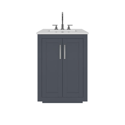 Nearmé Miami 23.5 Inch Bathroom Vanity in Grey- Cabinet Only Nearmé