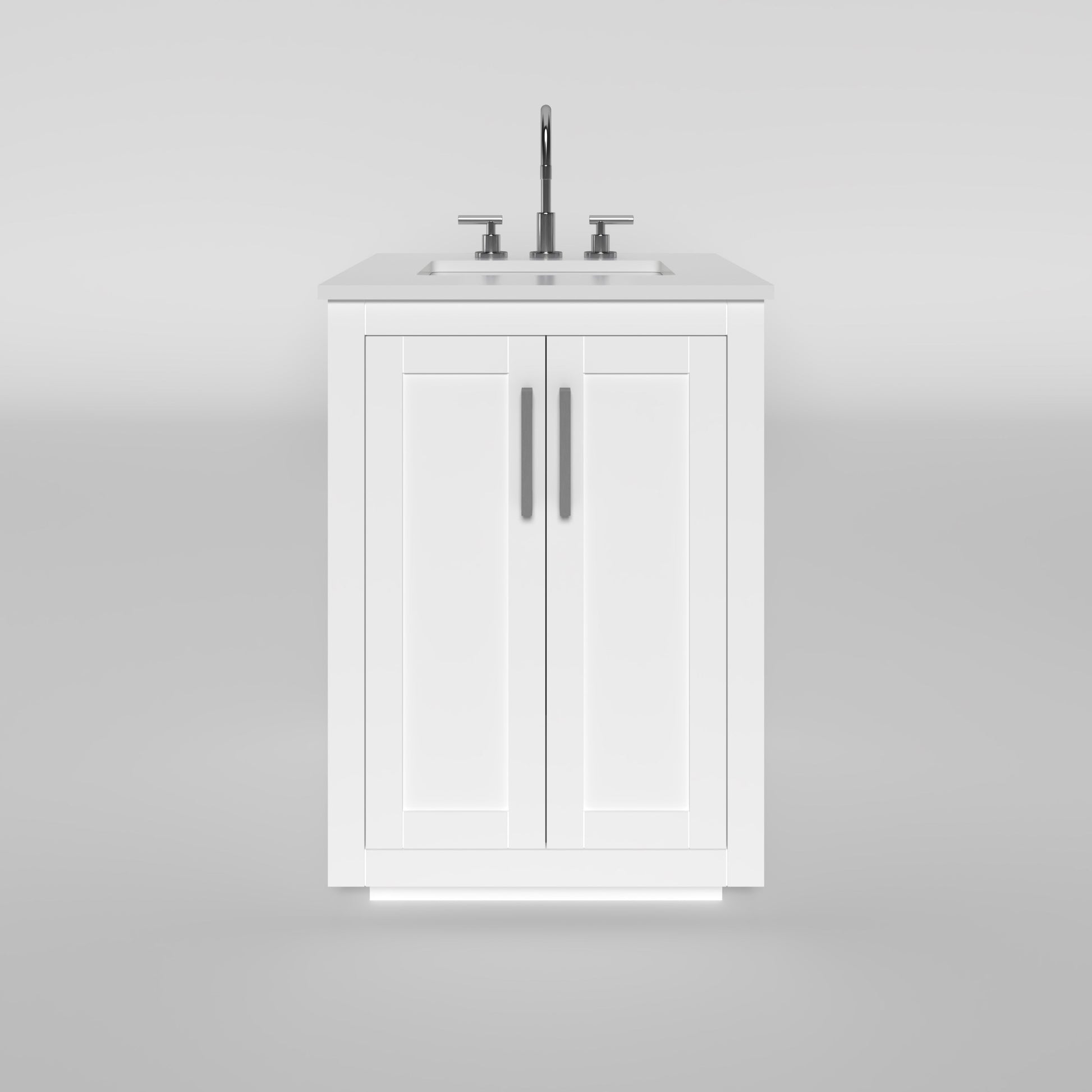 Nearmé Miami 23.5 Inch Bathroom Vanity in White- Cabinet Only Nearmé