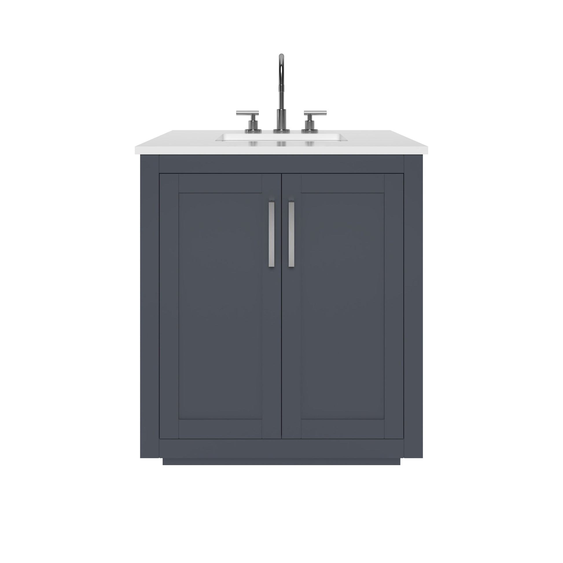 Nearmé Miami 29.5 Inch Bathroom Vanity in Grey- Cabinet Only Nearmé