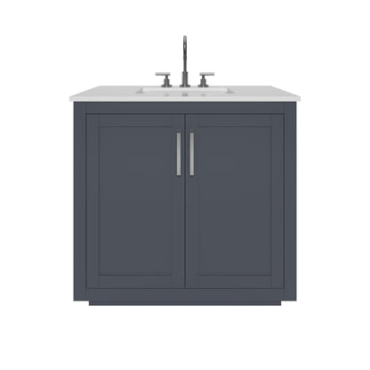 Nearmé Miami 35.5 Inch Bathroom Vanity in Grey- Cabinet Only Nearmé