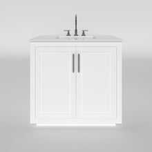 Nearmé Miami 35.5 Inch Bathroom Vanity in White- Cabinet Only Nearmé
