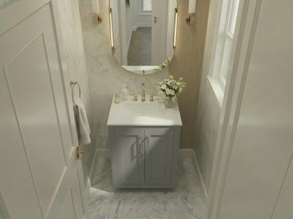 Nearmé Miami 23.5 Inch Bathroom Vanity in Grey- Cabinet Only SFD
