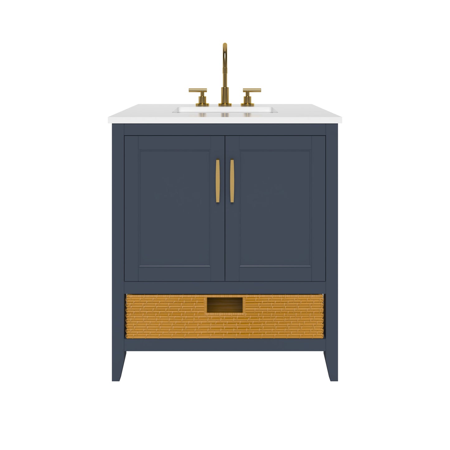 Nearmé New York 29.5 Inch Bathroom Vanity in Blue- Cabinet Only Nearmé