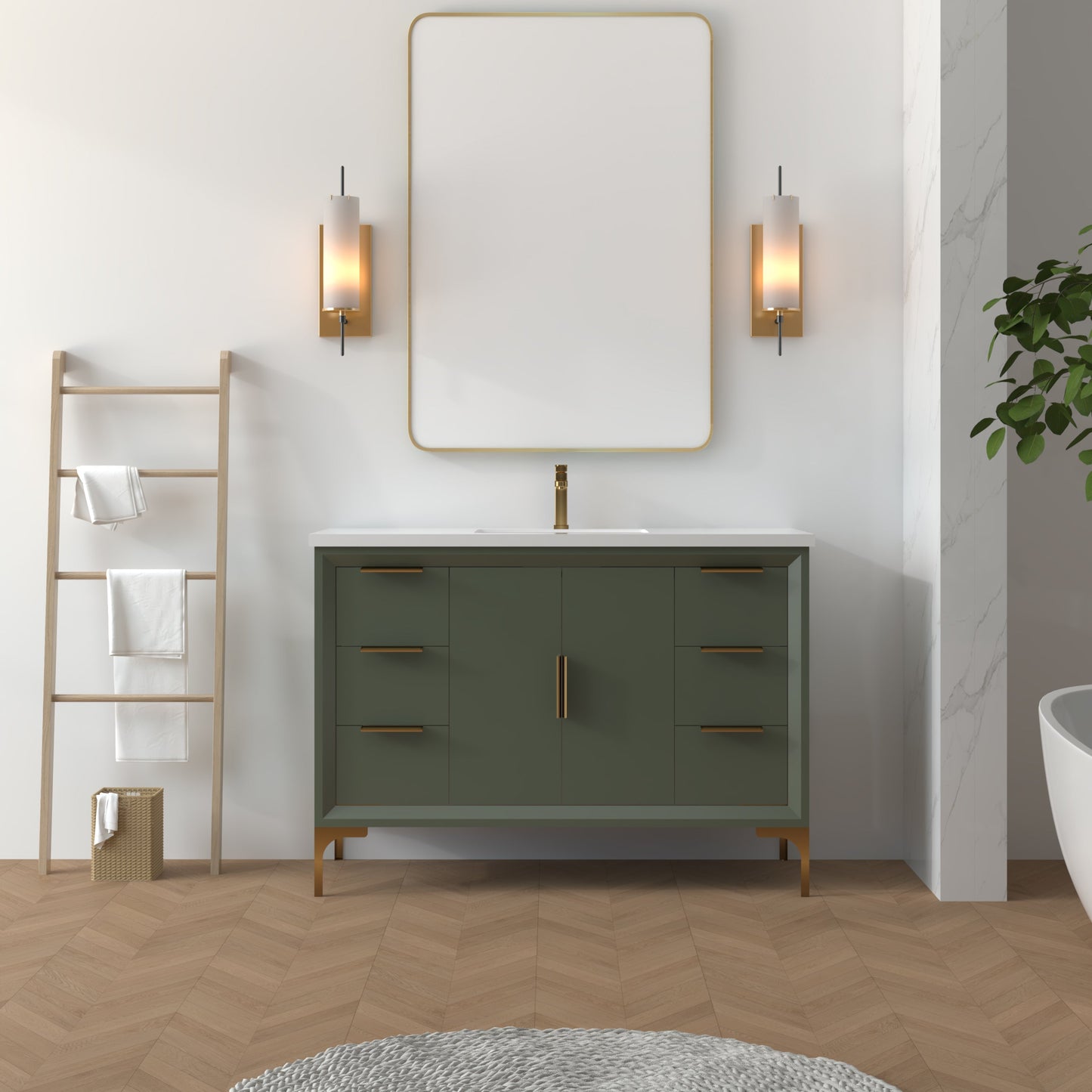 Oxford 47.5 Inch Bathroom Vanity- Bath Vanities near me Atlanta Marietta Roswell Norcross Kennesaw