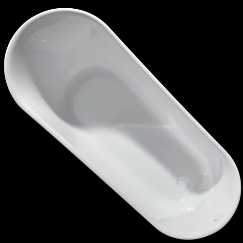Pearl 69'' x 29'' Freestanding Soaking Acrylic Bathtub